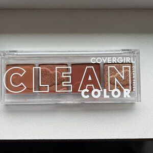 CoverGirl Clean Fresh Clean Color Eyeshadow Palette, Spiced Copper